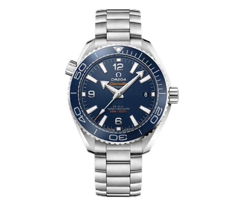 40mm Planet Ocean Blue Dial Stainless Steel Bracelet