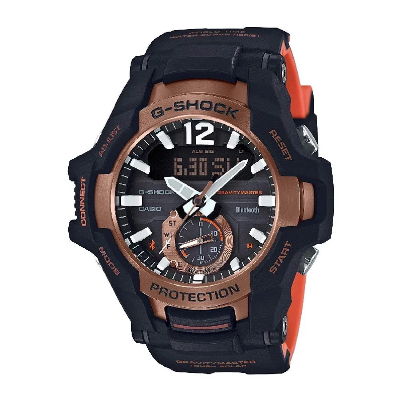 Casio Men's GRB100-1A4 G-Shock Black Resin Watch