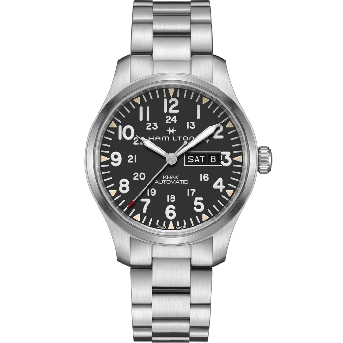 HAMILTON KHAKI FIELD DD AUT GN SS BR H70535131