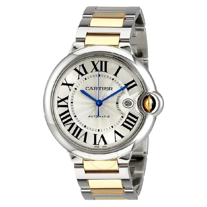 Cartier Men's W2BB0022 Ballon Bleu 18kt Yellow Gold Automatic Two-Tone Stainless Steel Watch