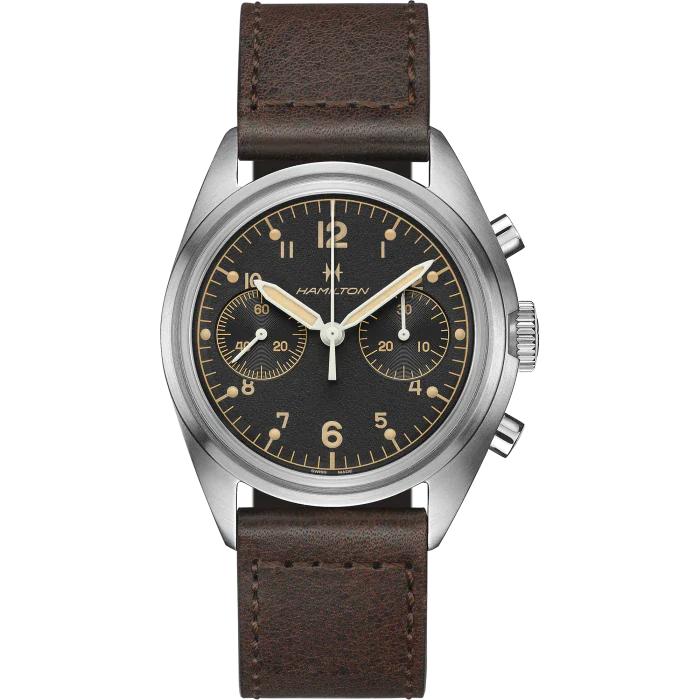 HAMILTON KHAKI AVIATION PIONEER MECHANICAL CHRONO H76409530